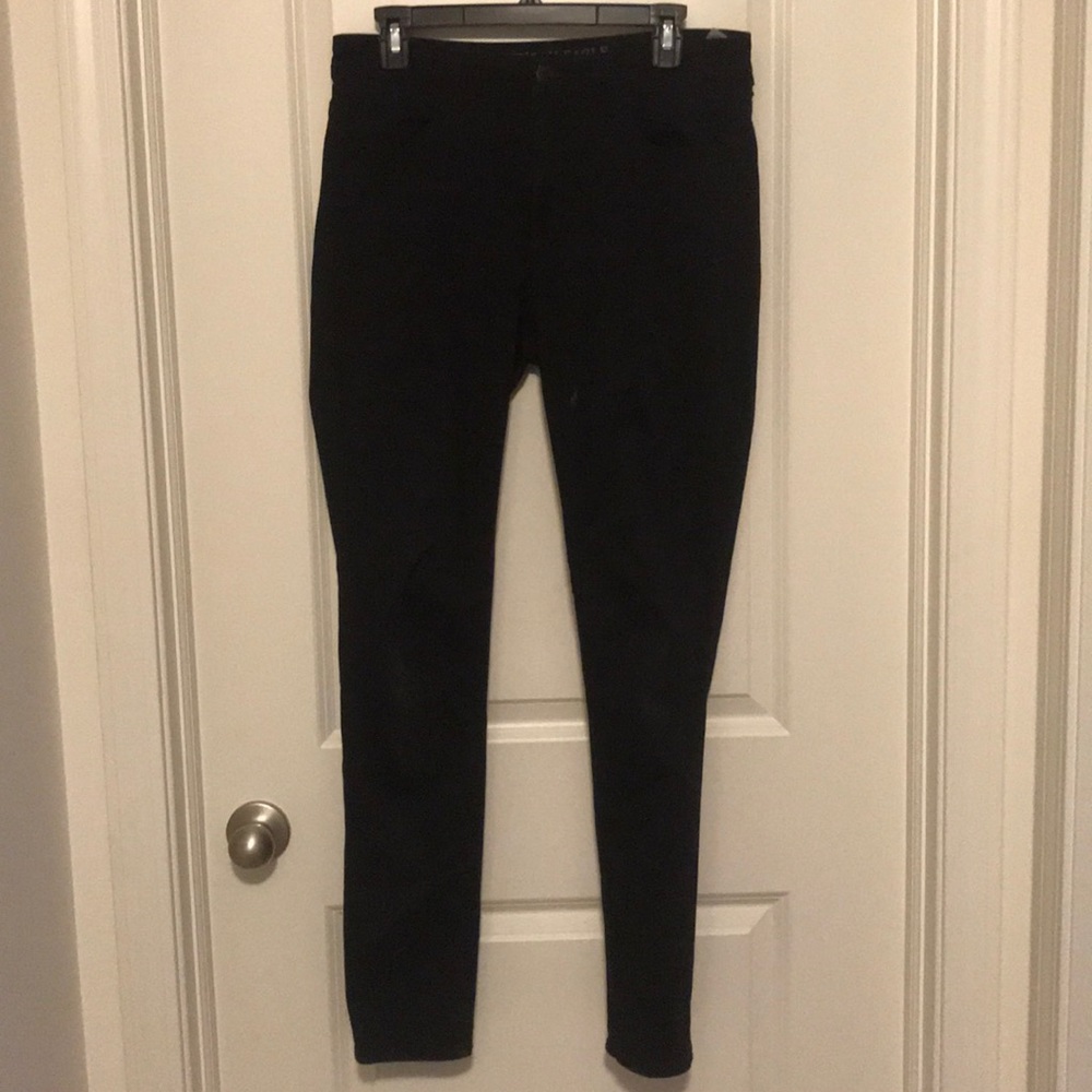 American Eagle hi rise black skinny jeans